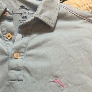Tommy Bahama Men’s Blue Polo Sz medium